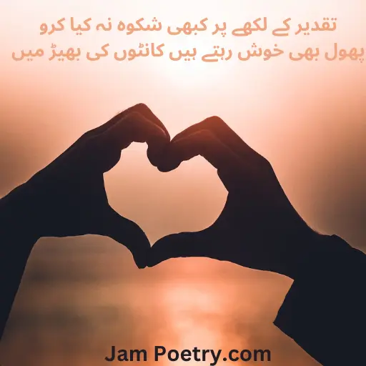 naseeb poetry in Urdu for love