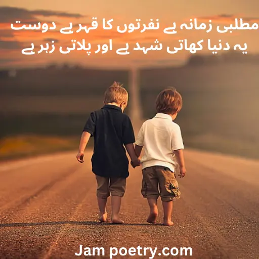 girl friendship poetry in urdu